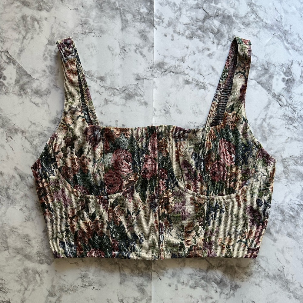 Tapestry bustier